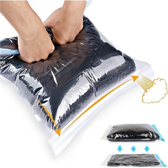 Compression Bags - Travel Accessories - 10 Pack Space Saver Bags - No Vacuum - Picture 1 of 7